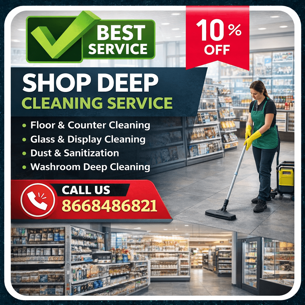 Shop Deep Cleaning Service in Mumbai