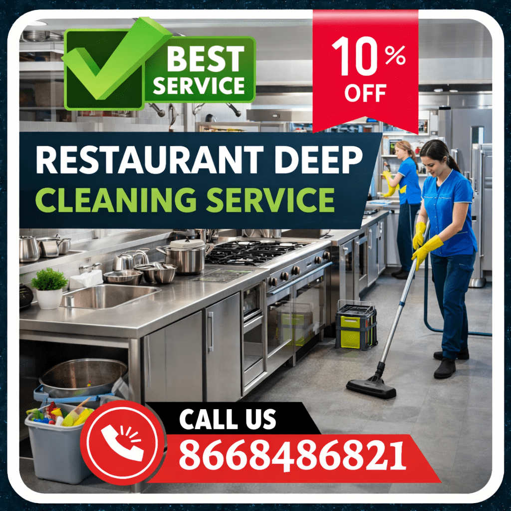 Restaurants Deep Cleaning​ Services in Mumbai